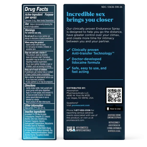 Promescent Delay Spray – Last Longer with Confidence