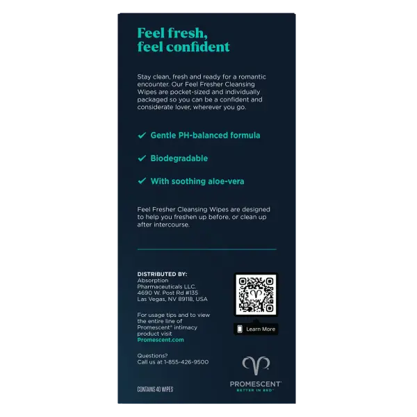 Promescent Before and After Wipes - Intimate Hygiene for Men & Women